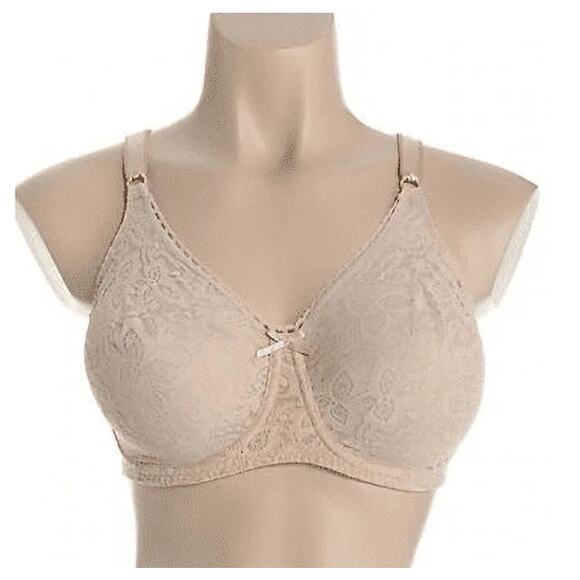 Bali Lace and Smooth Seamless Cup Underwire Bra 40D Taupe  NWT - Picture 7 of 7